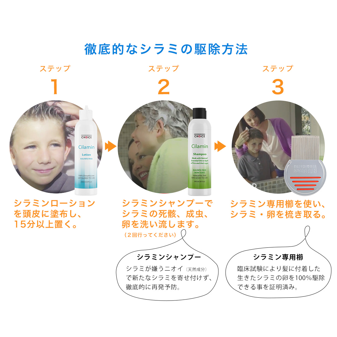 徹底的なシラミの駆除方法