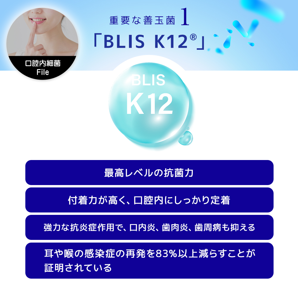 重要な善玉菌１Blis K12